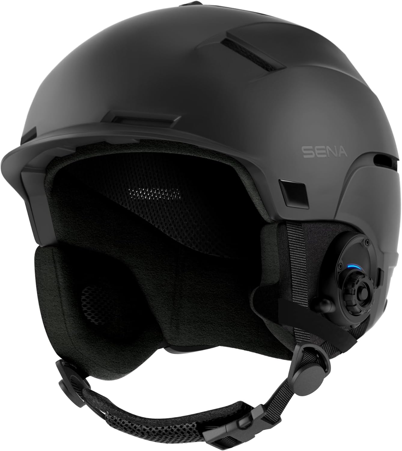 SENA Latitude S1, Casque de Ski avec Haut-parleurs et Microphone intégrés, intercom Bluetooth à Quatre Voies, Communication Mains Libres, écouter de la Musique, Certifié CE M Latitude
