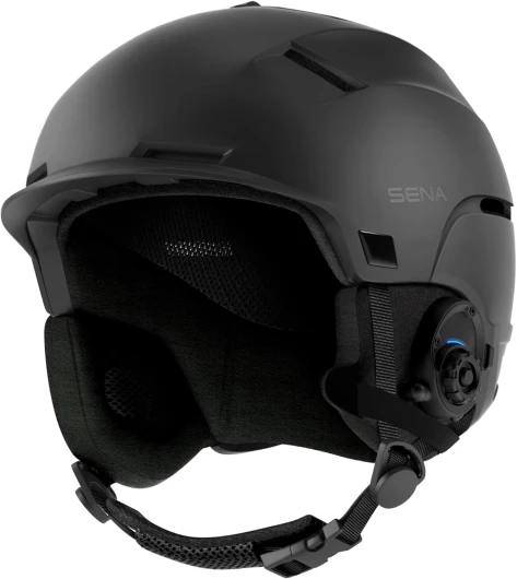SENA Latitude S1, Casque de Ski avec Haut-parleurs et Microphone intégrés, intercom Bluetooth à Quatre Voies, Communication Mains Libres, écouter de la Musique, Certifié CE M Latitude