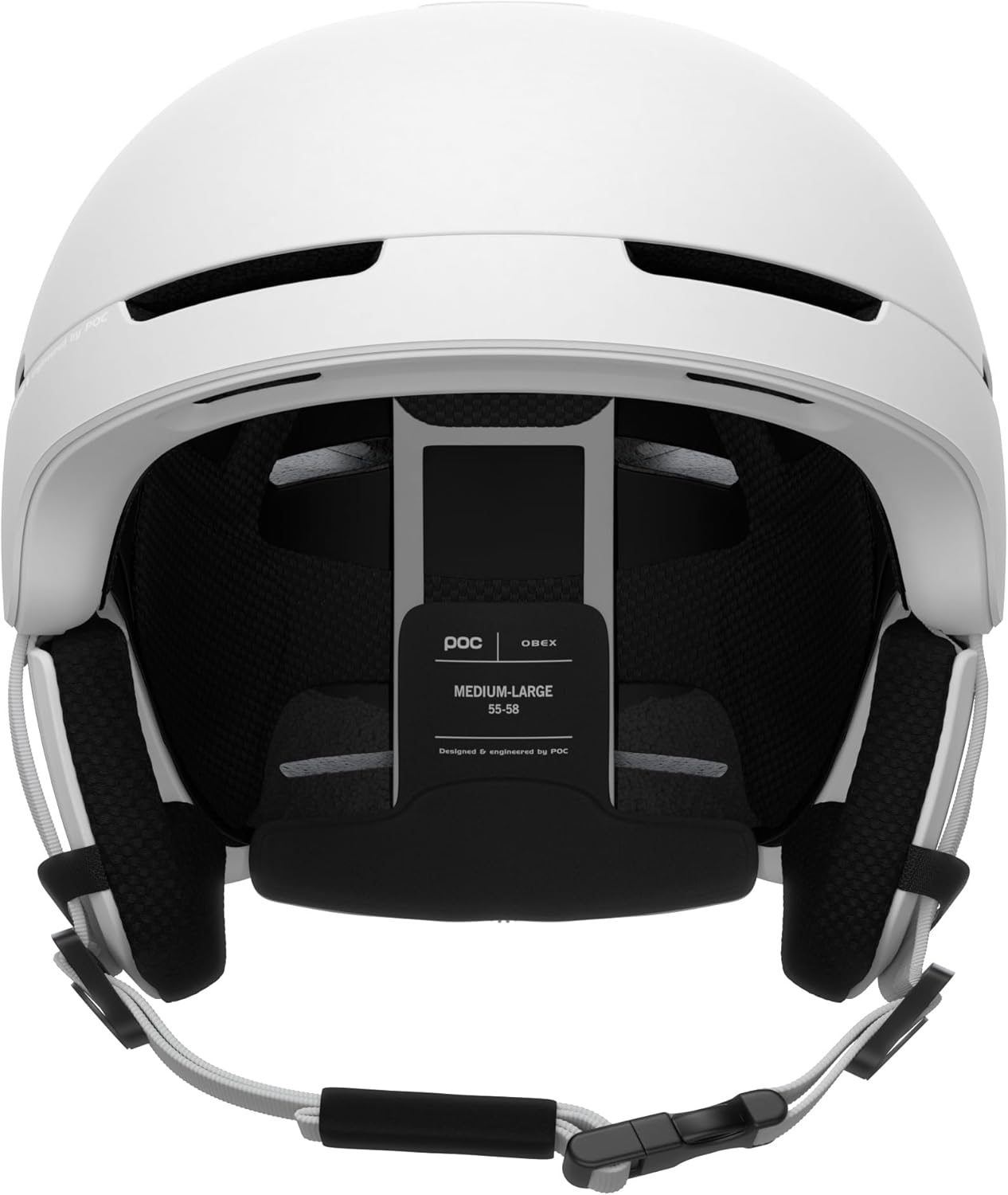 POC Obex BC MIPS - Ski and Snowboard Helmet for Best Protection on and Off The Slope, with NFC Chip, RECCO and Aramid Panels 2026 Hydrogen White Matt M-L (55-58cm)