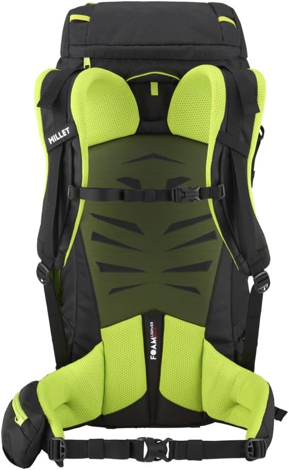 Millet Sac À Dos Randonnée GRAVIC Trekking Polyvalent Été Hiver Confort 40 Litres Noir