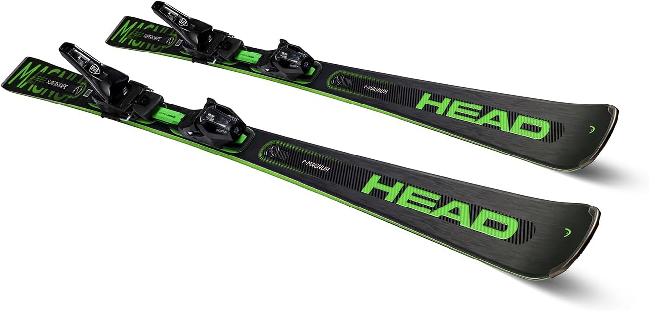 Pack Ski Supershape E-Magnum + Fixations Prd 12 Gw Vert Homme - Homme - Vert 000 - 163