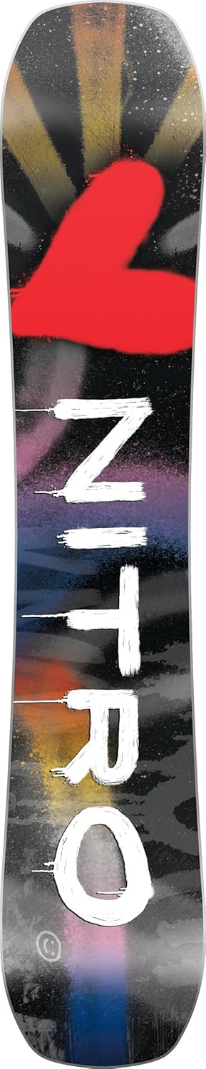 Nitro Optisym Mid-Wide BRD Snowboards pour Homme Freestyleboard Asym Twin Cam-Out Camber Park 146 cm multicolore