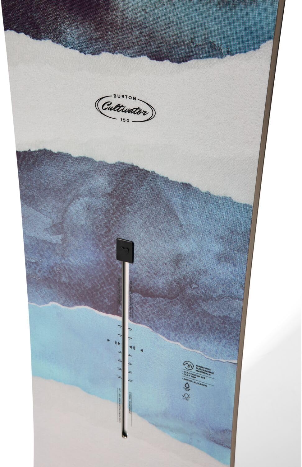 Planche De Snowboard Cultivator Flat Top Watercolor Homme - Homme - Taille 140 - Blanc