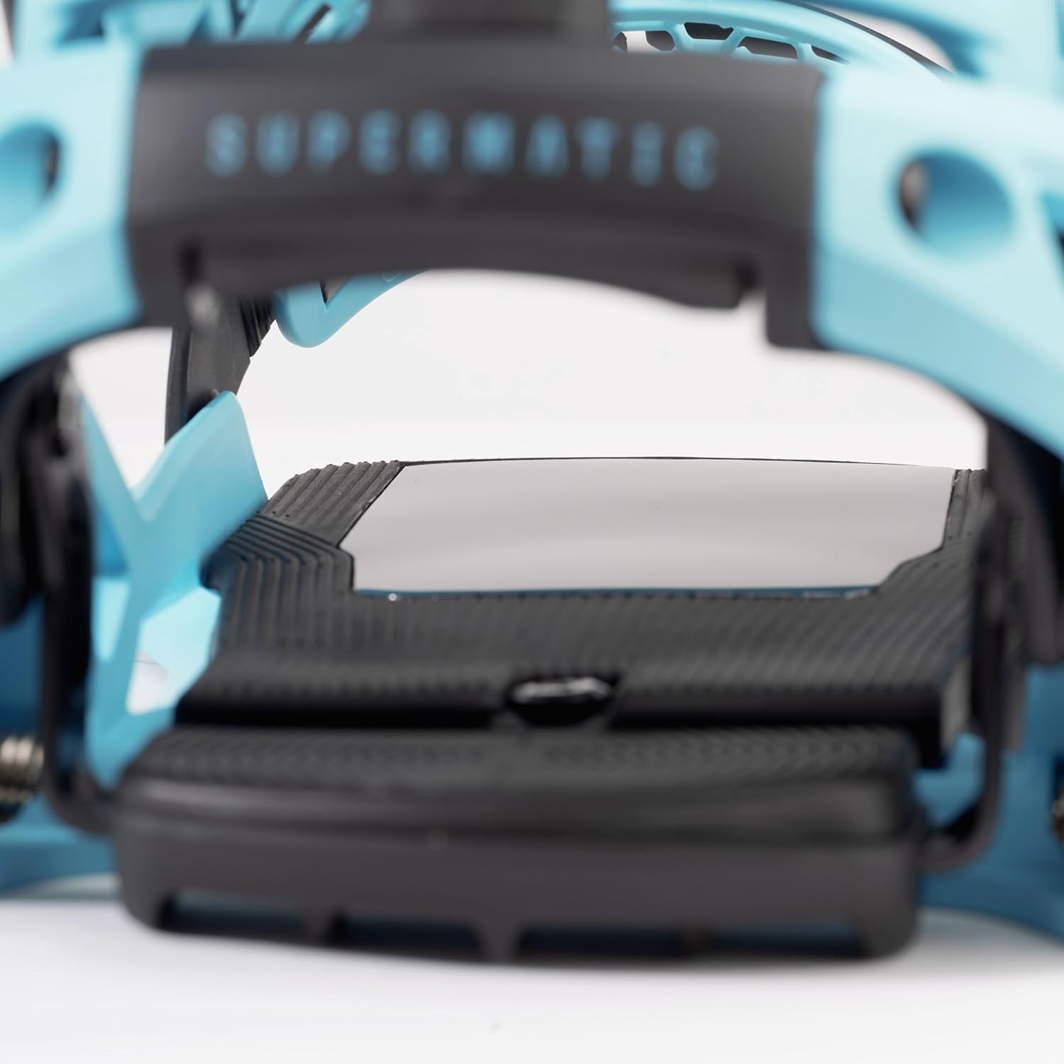 Fixations de Snowboard Nidecker OG Supermatic - Système d’Ouverture Automatique avec Spoiler inclinable M (EU 37.5 - 41.0 / UK 4.5 - 7.0) Esape Cyan 2025