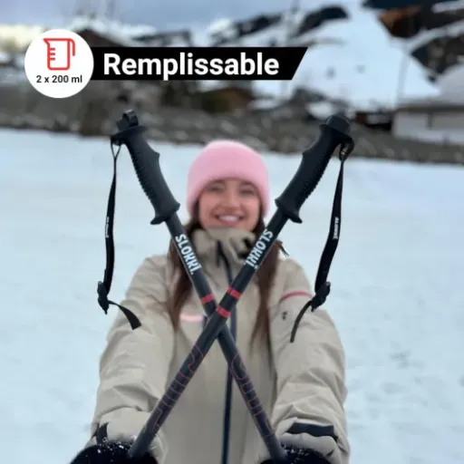 Test Bâtons de Ski avec Porte-Boisson Slokki : le gadget pour boire sur le télésiège sans lâcher ses bâtons