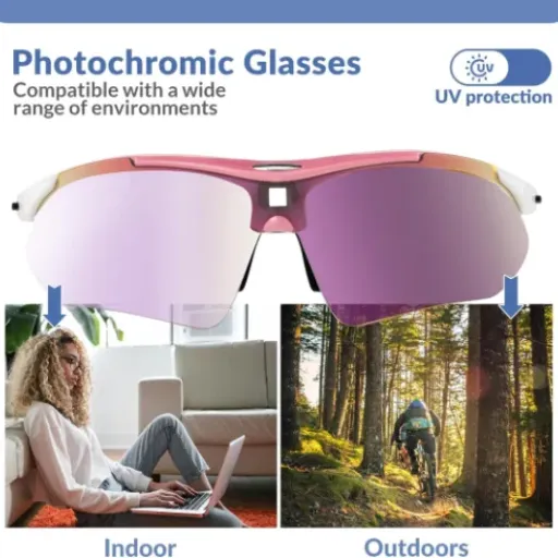 Test ROCKBROS Lunettes de Cyclisme Photochromiques : des verres qui s’adaptent bien, mais pas parfaits