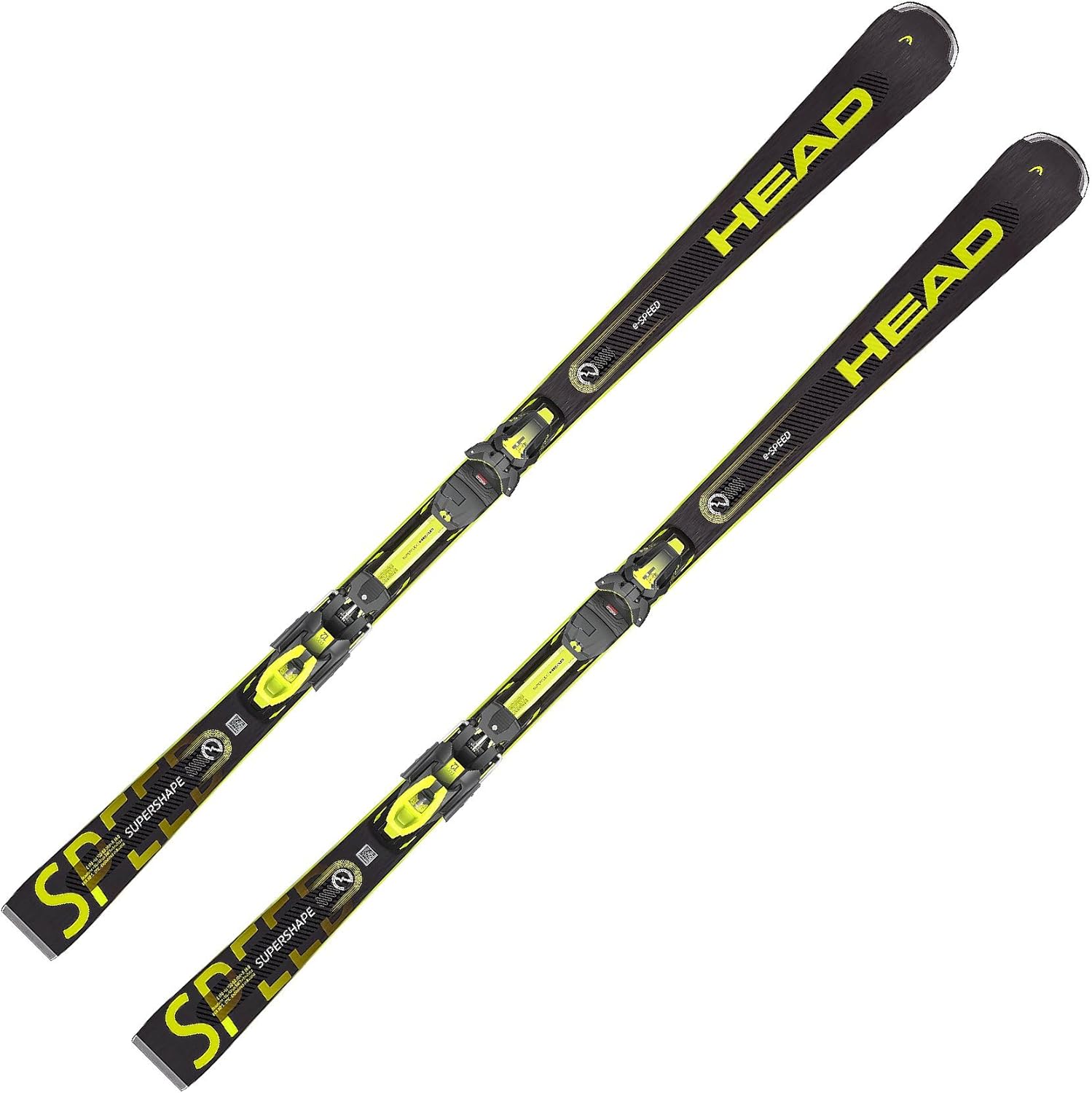 Pack Ski Supershape E-Speed + Fixations Prd 12 Gw Jaune Homme - Homme - Jaune Noir 170 cm