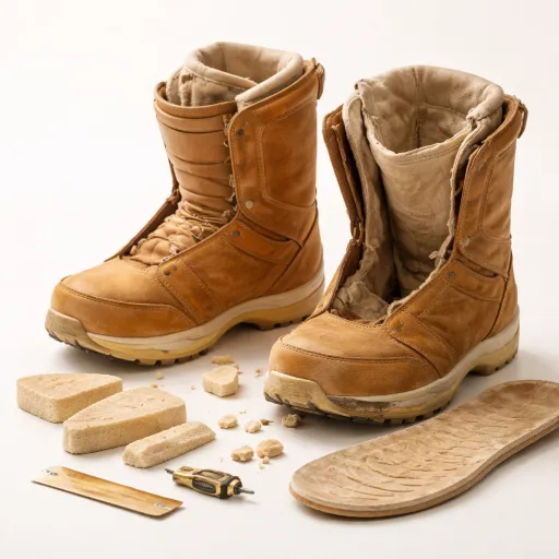 Boots de snowboard vieillissantes : a quel moment le packing trahit la performance