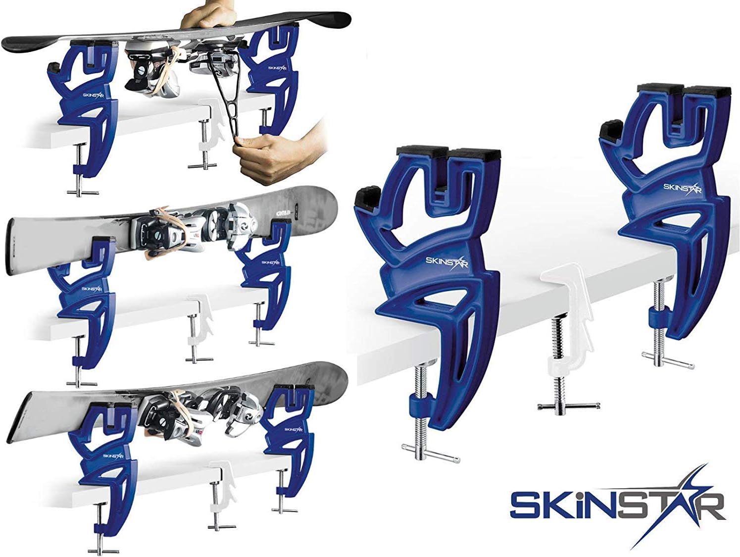 Les Soins de Ski Fart Kit Professionnel Tendeurs Fer à Farter Cire INCL - Kit de Cire 7 Pièces