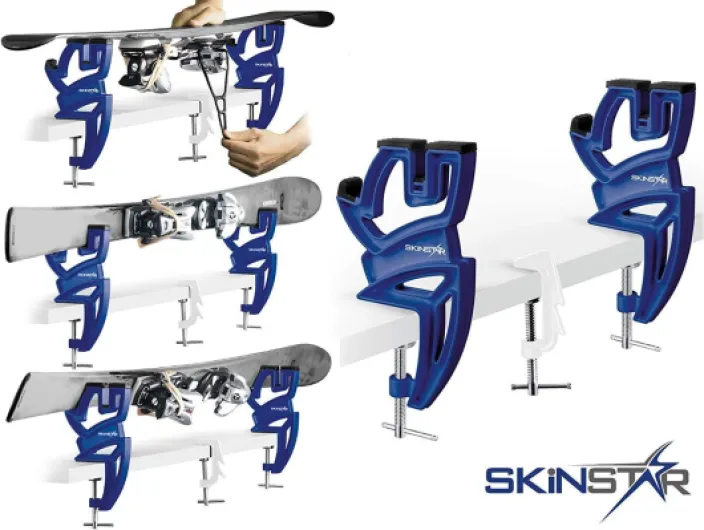 Les Soins de Ski Fart Kit Professionnel Tendeurs Fer à Farter Cire INCL - Kit de Cire 7 Pièces