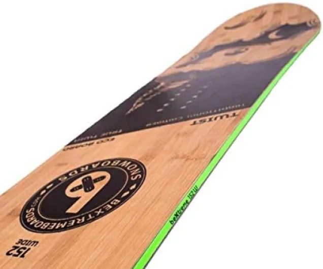 Pack Planche Snowboard Twist 2020+Fixation SP Private - Freeride et Freestyle Snow - Eco bambú et Maple Planche pour Homme et Femme - Sizes Snowboard 152, 157 et 160cm Pack Fixation SP Private 45-47 EU 160cm