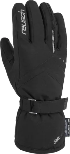 Reusch Hannah R-TEX XT Gants Softshell imperméables, Coupe-Vent, Respirants, Confortables et Chauds Gants d'hiver, Gants de Neige et Gants de Ski pour Les Femmes noir-argent 8
