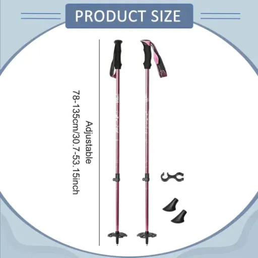 Test Perfeclan Bâtons de Ski Multifonctions : des bâtons réglables corrects pour débutants et usage occasionnel