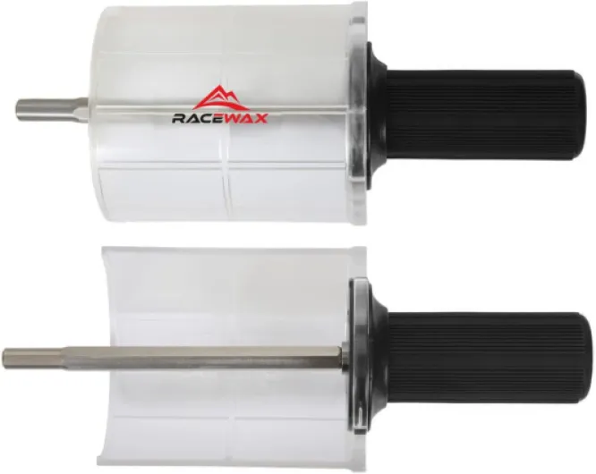 RaceWax Roto Lot de brosses en nylon crin de cheval cuivre brosse rotative 100mm SpeedStick