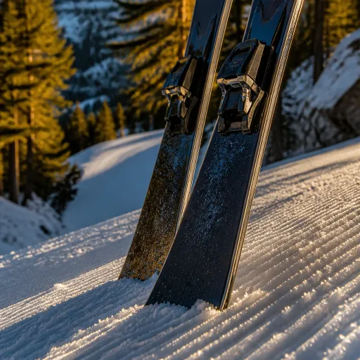 Choisir ses skis de piste pour affronter la piste noire Bellecôte à La Plagne