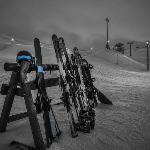 Préparer son matériel de ski grâce à la webcam du Corbier et aux conditions nocturnes