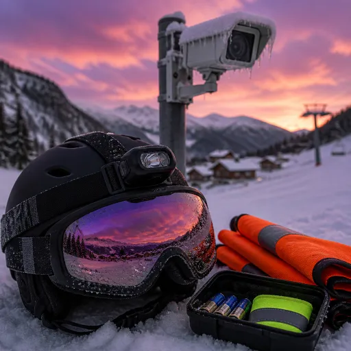 Comment la webcam de Pralognan la Vanoise affine votre choix d’équipement de nuit et de visibilité au ski