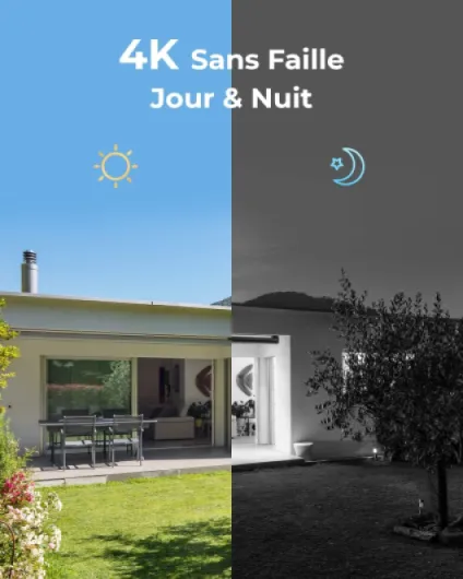 4K Caméra de Surveillance Extérieure, Détection de Personne et Véhicule, Kit Vidéo Surveillance avec 8CH 2To NVR et Caméra IP PoE 4X 8MP, 30 Mètres Vision Nocturne avec Audio, RLK8-800B4 Blanc