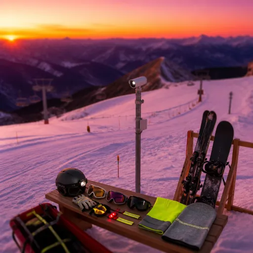 Comment la webcam de Prat Peyrot affine le choix de votre équipement de nuit et de visibilité pour le ski et le snowboard