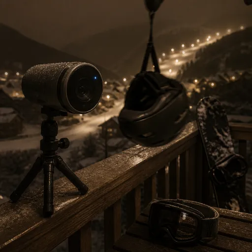 Comment la webcam de Pont du Fossé optimise votre choix d’équipement de nuit et de visibilité pour le ski et le snowboard