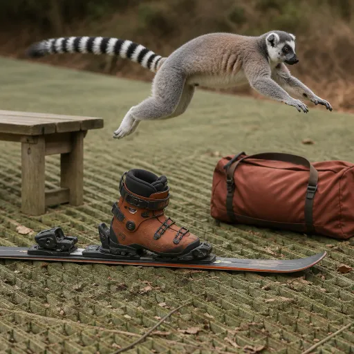 Quand le confort de votre matériel de ski rivalise avec l’agilité d’un lemur lemur